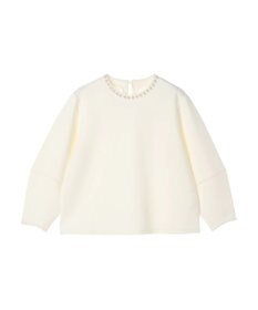 Green Parks パール付ポンチカットプルオーバー