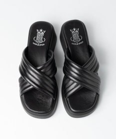 BONTRE 【BONTRE/ボントレ】パフィーステッチクロスサンダル/40351-US