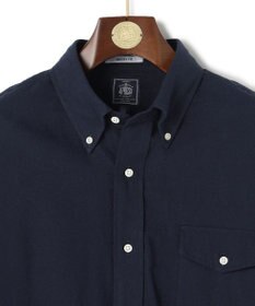 J.PRESS MEN 【J.PRESS ORIGINALS】【UNISEX】Cotton Silk Yarn Dyed Twill B.D. Shirts / Baggy-Fit