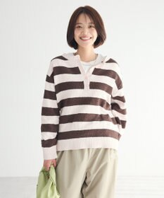 CRAFT STANDARD BOUTIQUE ヘンリーネックモールニットプルオーバー