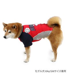 PET PARADISE スヌーピー バレーボール Tシャツ 接触冷感《レッド》 中型犬 大型犬