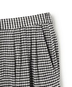 uncrave 【ご好評につき追加生産】ギンガムチェック ワイドパンツ