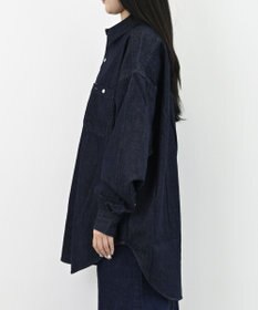 LENO DOUBLE POCKETS SHIRTS《UNISEX》デニムシャツ