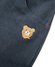 MIKI HOUSE HOT BISCUITS 【Everyday Series】ワンポイント ストレッチ10分丈パンツ