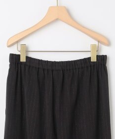 組曲 L 【加藤ローサさん着用】ラメストライプ ワイドパンツ