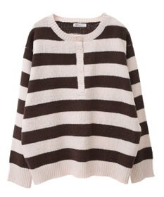 CRAFT STANDARD BOUTIQUE ヘンリーネックモールニットプルオーバー