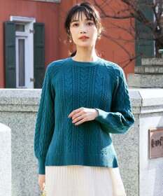 ANY SIS ケーブル ニット プルオーバー