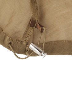 AMERICAN HOLIC 【WEB限定】ノーカラーシアーZIPブルゾン