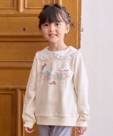 ANY KIDS 裏毛 モシャモシャ ロゴ トレーナー