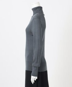 23区 【エステータ】シルクリブ タートルニット