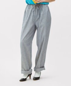 LENO LIGHT HICKORY EASY PANTS / ヒッコリーイージーパンツ