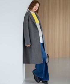 23区 S ウールカシミヤビーバー チェスター コート