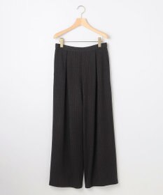 組曲 L 【加藤ローサさん着用】ラメストライプ ワイドパンツ