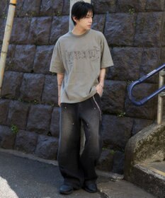 WEGO 【ユニセックス着用ITEM/MLサイズ展開】ブリーチダメージアップリケT（SS）