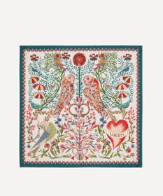 LIBERTY. ストールン ハート シルクスカーフ 45