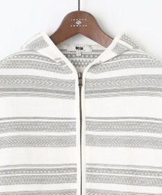 JOSEPH ABBOUD 【キングサイズ・柔らかな肌触り】洗える！コットンブークレーニットパーカー