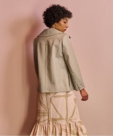 GRACE CONTINENTAL ラムレザーＰコート