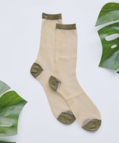 Tiaclasse メッシュ配色ソックス