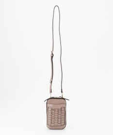 LA BAGAGERIE 【veganview】v piece mesh smartphone shoulder bag