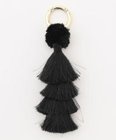 自由区 オリエンタルタッセル チャーム ブラック