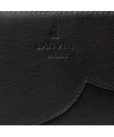LANVIN en Bleu デクール 薄マチLファスナー長財布