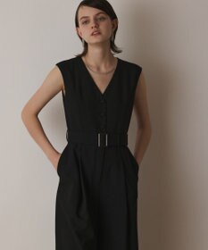 GRACE CONTINENTAL ベルト付サロペット