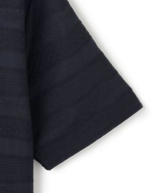 JOSEPH HOMME 新柄【ストレッチ/洗える】ジャガードボーダー　クルーネックTシャツ