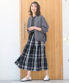 ANY 【洗える】ライトウエイト ジップブルゾン