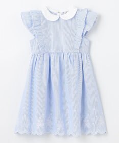 ANY KIDS コードレーン 裾刺繍 ワンピース