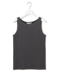 23区 S 【SLOW/洗える】ランダムリブフライス タンクトップ カットソー