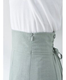 earth music&ecology バックレースアップスカート