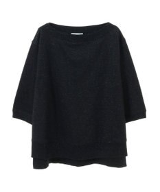 Green Parks ボートネックラメミニ裏毛プルオーバー