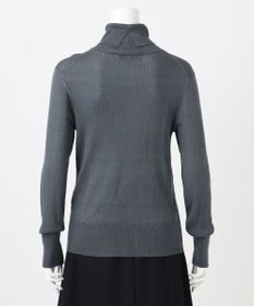 23区 【エステータ】シルクリブ タートルニット