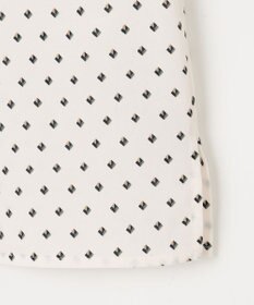 J.PRESS LADIES L 【洗える】ジオメトリックプリント ブラウス