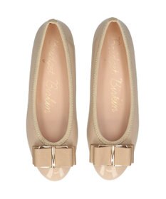 Bridget Birkin 【Bridget Birkin】バックルグログランリボンレインパンプス