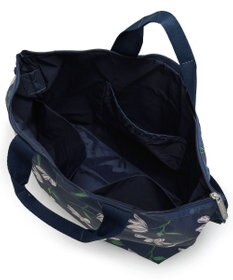 LeSportsac DELUXE EASY CARRY TOTE/フローラルブルームズネイビー