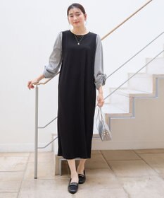 ANY 【洗濯機可】コンビネーションワンピース