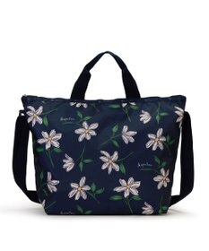 LeSportsac DELUXE EASY CARRY TOTE/フローラルブルームズネイビー
