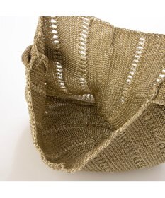 UNBILLION カシュカシュ cachecache / ラメ糸ラウンドセミショルダー