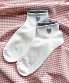 WEGO トップカラーモチーフショートソックス