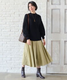 ANY L 【洗濯機可・ウエストゴム】サンディングピーチ スカーチョ