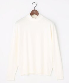 JOSEPH ABBOUD 【チクチクしない/イージーケア/3シーズン対応/サスティナブル】SNOWY モックネックニット アイボリー系