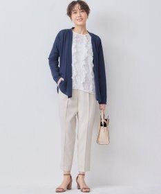 組曲 L 【冷房対策】パウダリージョーゼットカーディガン