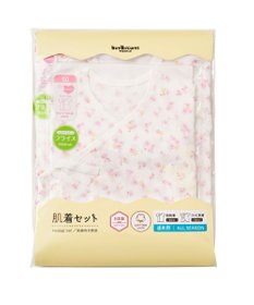 MIKI HOUSE HOT BISCUITS 肌着セット 通年用(総柄)