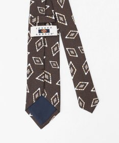 JOSEPH ABBOUD 【イタリア素材・日本縫製】ランダムスクエアプリント ネクタイ
