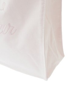 Maison de FLEUR ブランドロゴ刺繍スクエアトートバッグ