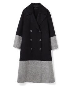JOSEPH ダブルフェイスカラーブロック　ダブルブレステッドコート