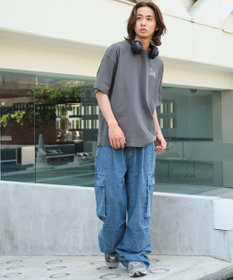 WEGO 【ユニセックス着用ITEM】デニムイージーカーゴパンツ