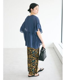 CRAFT STANDARD BOUTIQUE ウ゛ィンテージボイルティアード切替ブラウス