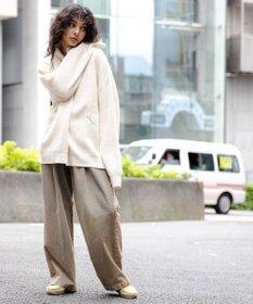 WEGO スケーターズ　タックワイドデニムパンツ